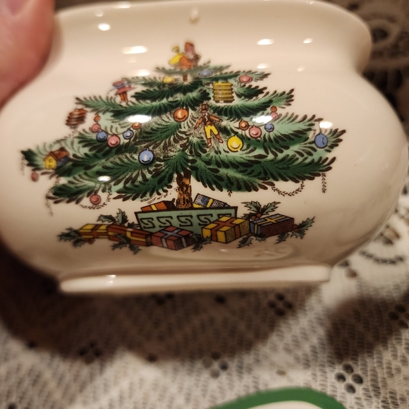 Spode Christmas Tree Creamer and Sugar Set - Picture 9 of 12